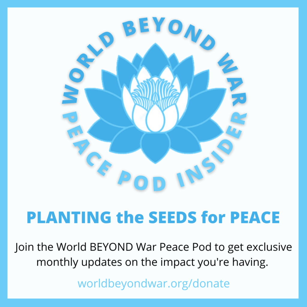 WBW Peace Pod Insider: Planting the Seeds for Peace