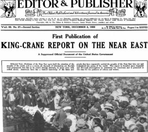 King-Crane Report on the Near East