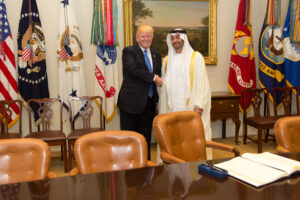 Trump and MBZ of UAE