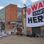 Peace Activists Protest at Arms Factory Sabca in Belgium: "Time to Stop Arms Export to War Zones"